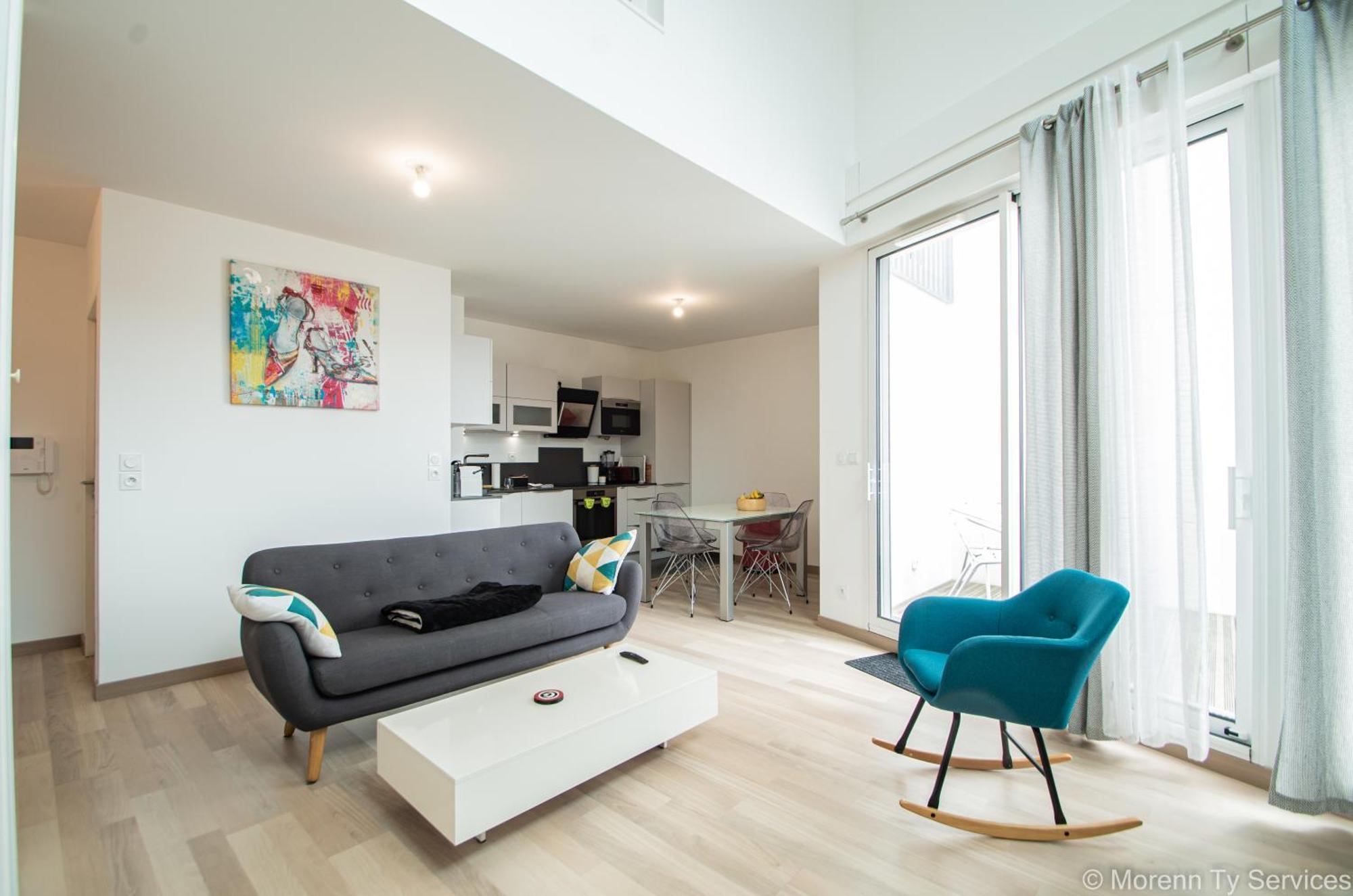 Triplex Terrasse Proche Metro - Ty Ar Mabilay Apartment Rennes Exterior foto