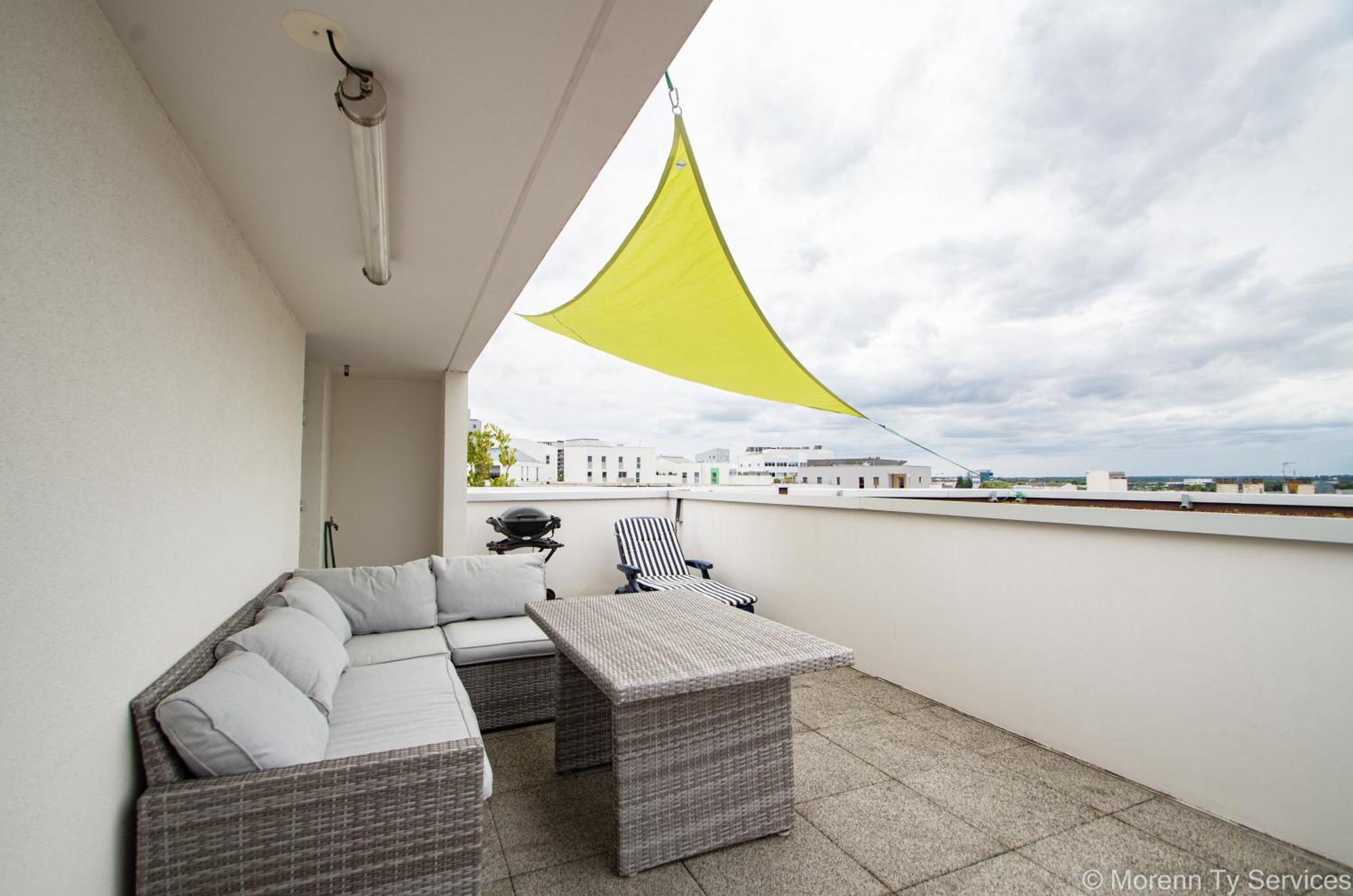 Triplex Terrasse Proche Metro - Ty Ar Mabilay Apartment Rennes Exterior foto