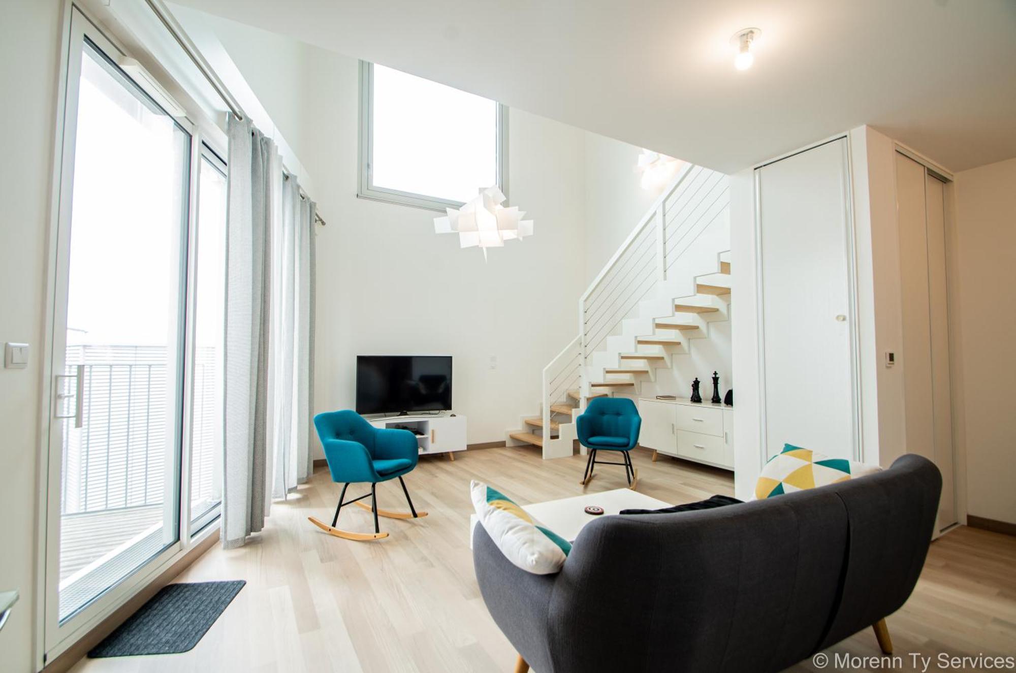 Triplex Terrasse Proche Metro - Ty Ar Mabilay Apartment Rennes Exterior foto