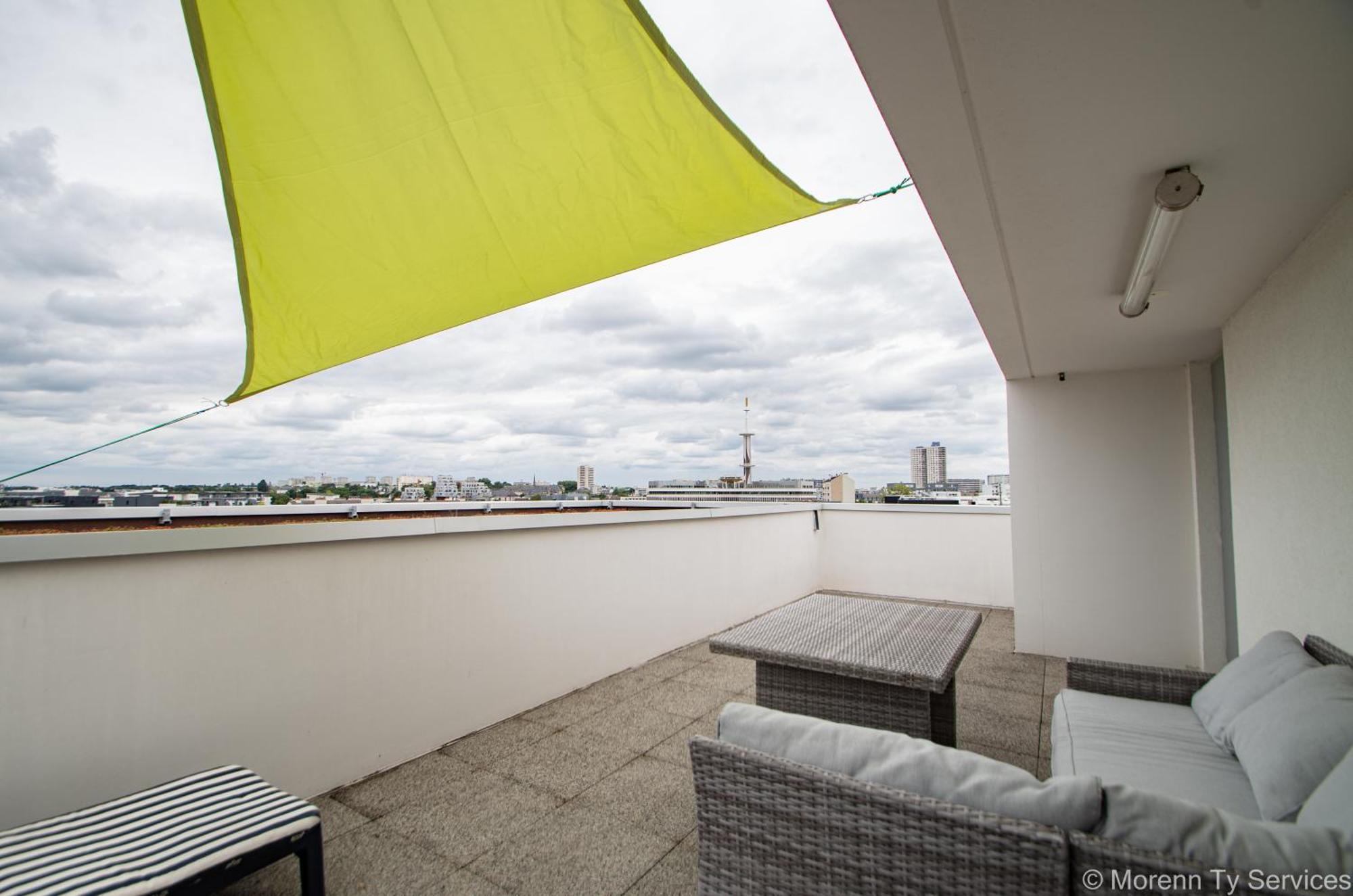 Triplex Terrasse Proche Metro - Ty Ar Mabilay Apartment Rennes Exterior foto